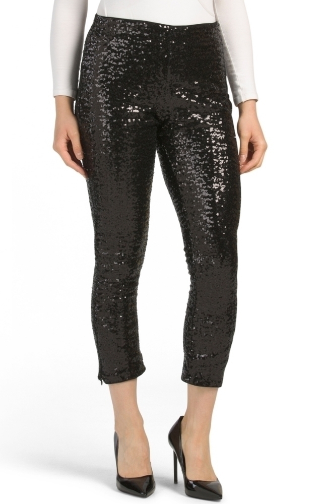 Wd.ny Black Sequin Glitz Leggings